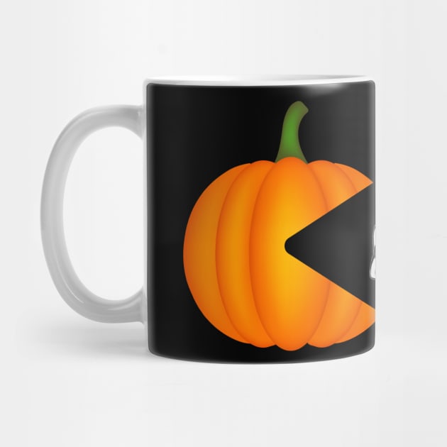 Funny Pumpkin Eating Ghosts Halloween by SpacemanTees